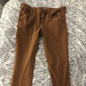 American Eagle tan jeggings